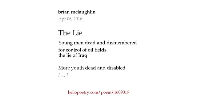 Lie Poems