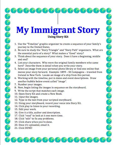 Immigration Poems