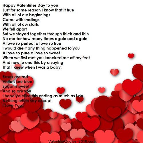 Valentimes Poems