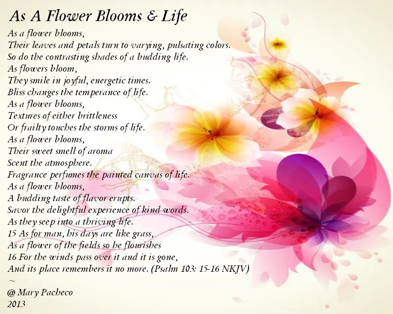Life is a flower. Flowers poem. Flower poems for Kids. Poetry about Flowers. Flower Poetry.
