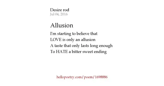 allusion poetry