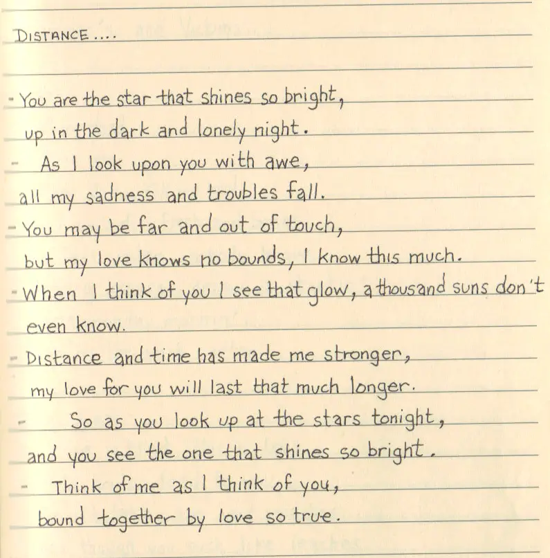 Distant Poems