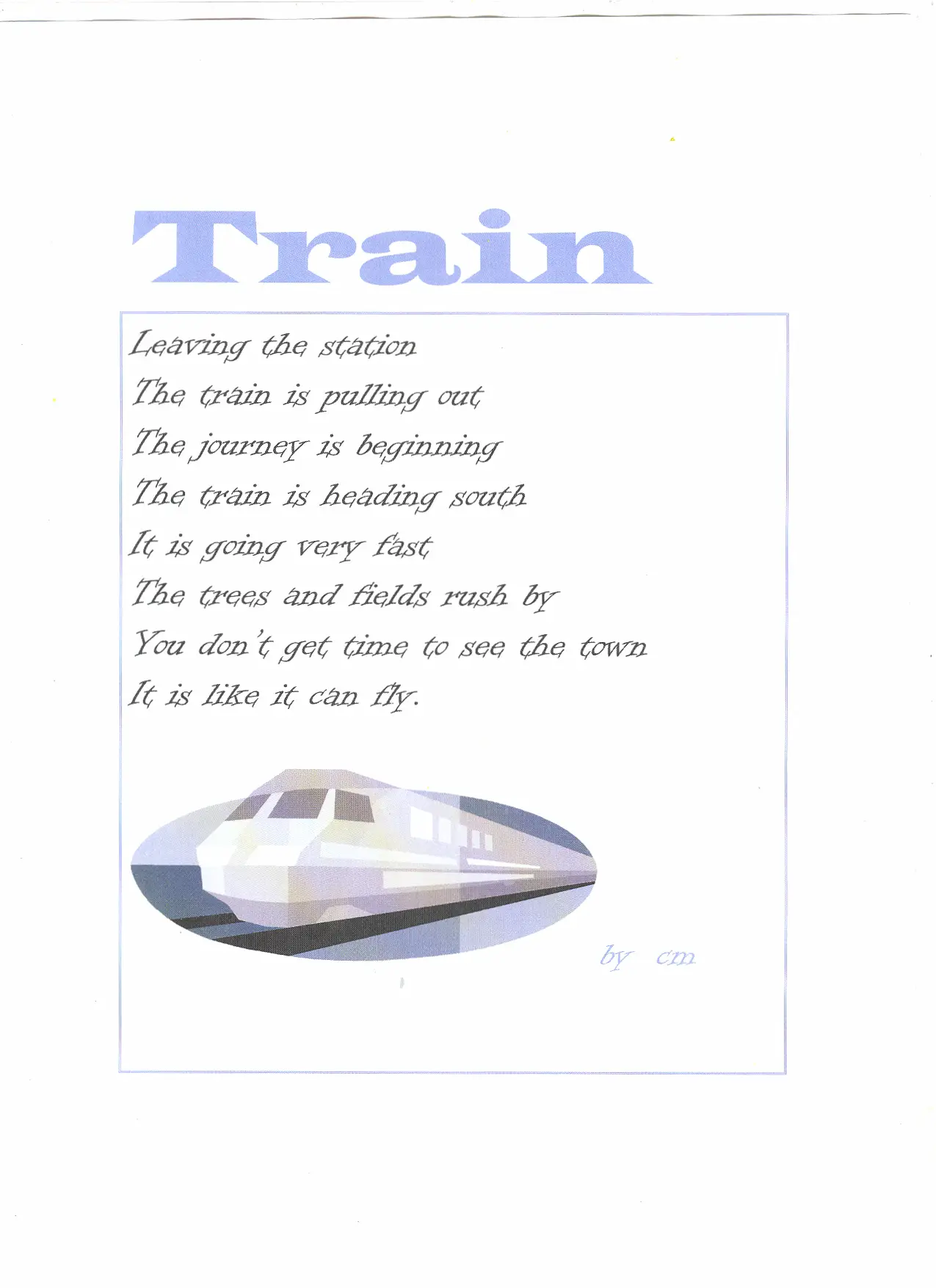Train Poems