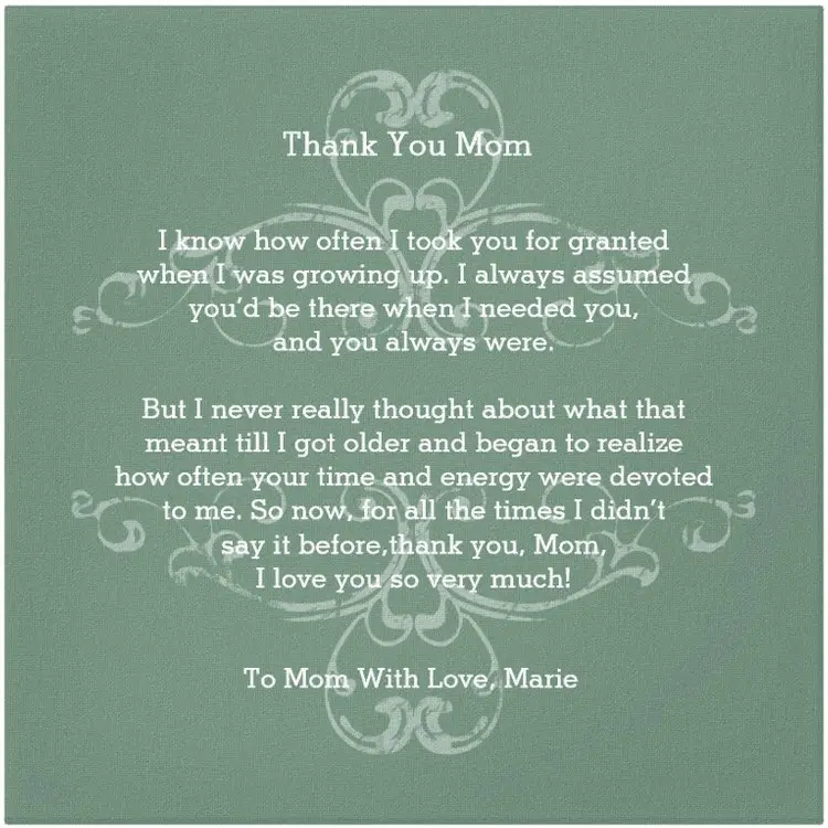 Как переводится mom. Thank you mom. Thank you poem. Mom перевод. My mom текст.