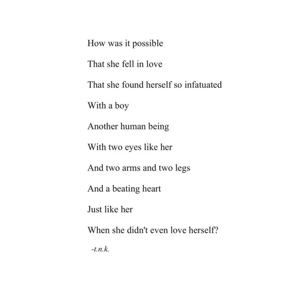 Insecurity Poems