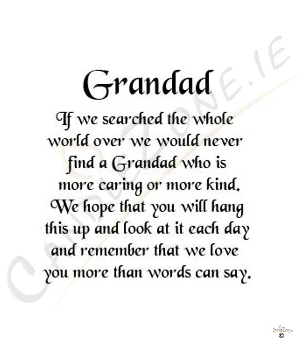 Download Happy Birthday Grandpa Poems