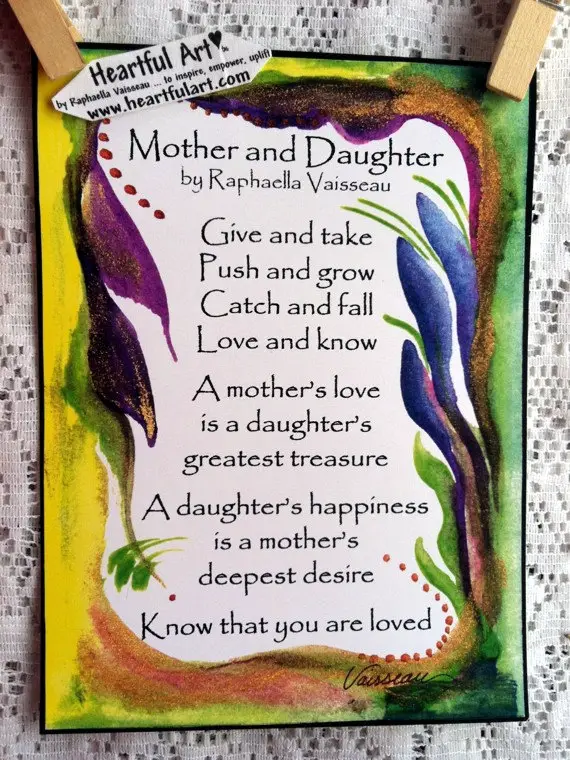 Best Poem To Daughter Ideas On Pinterest Mother 3