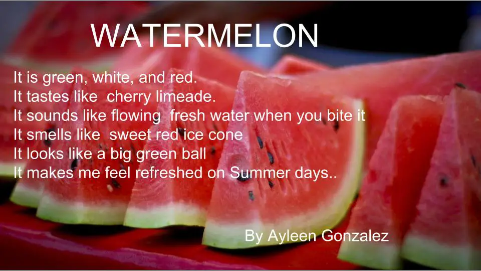 Watermelon. 