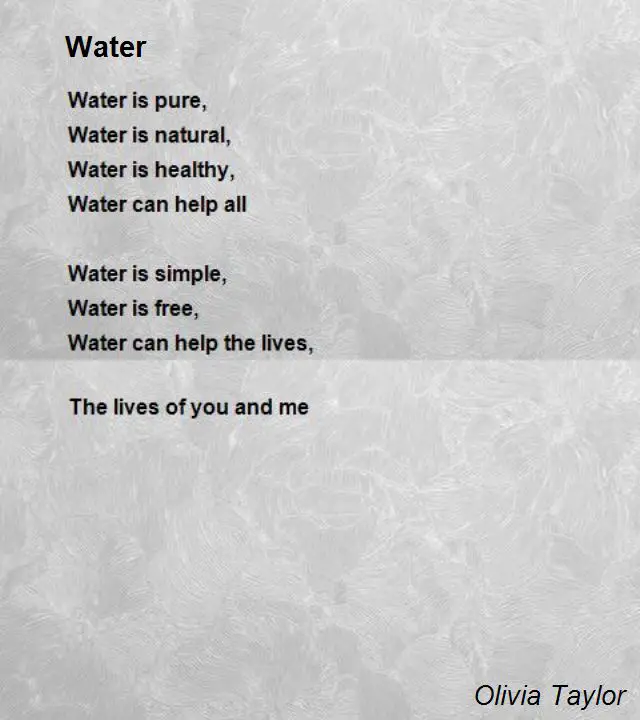 Песня вода перевод