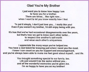 Funny Brother Poems
