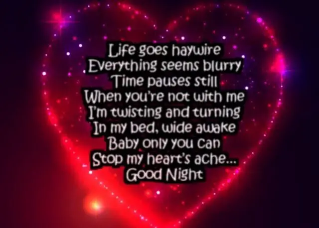 Poems night night love Good Night