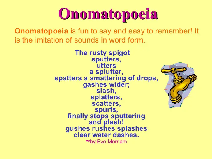 Onomatopoeic Poems