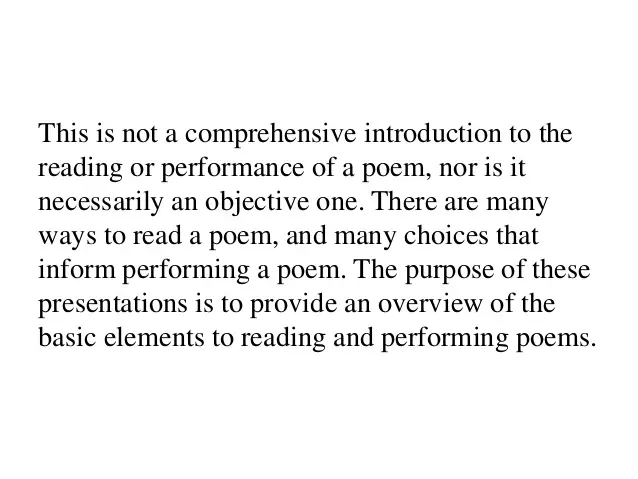 A Straightforward Guide To Writing Performance Poetry