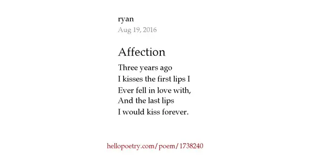 Affectionate Poems