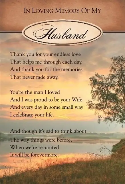To poems wife husband I Love