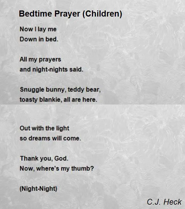 Poems for lovers bedtime 27 Girlfriend