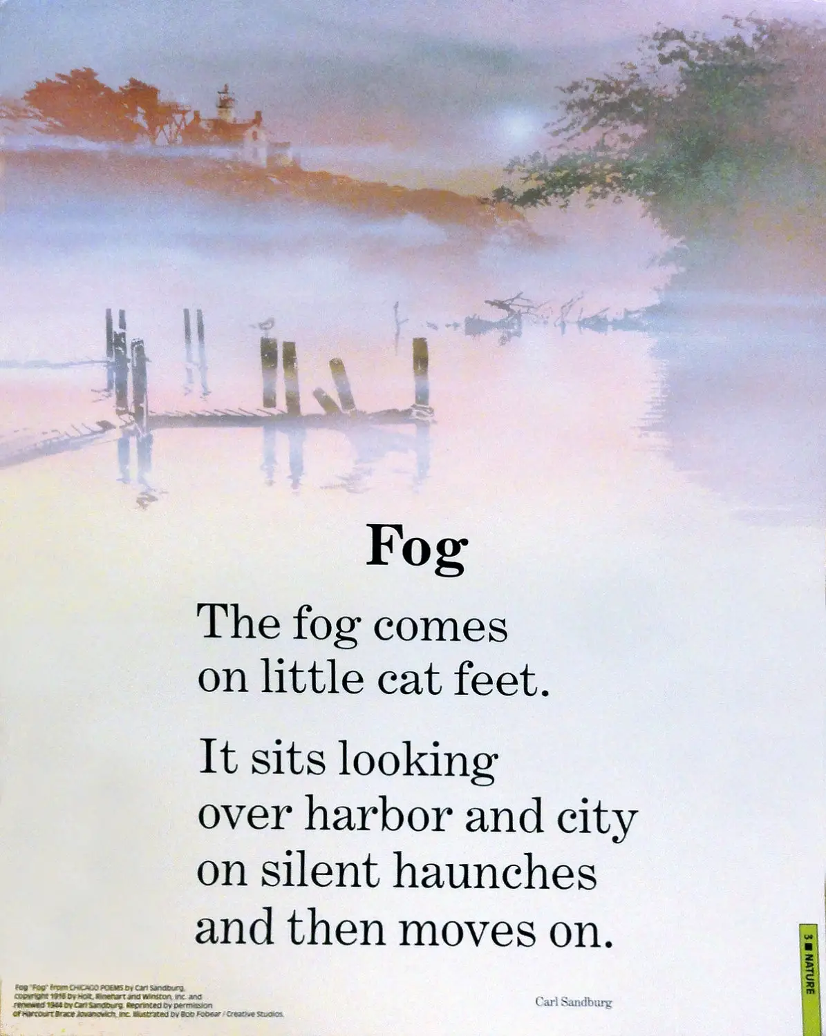 how would you describe fog in creative writing