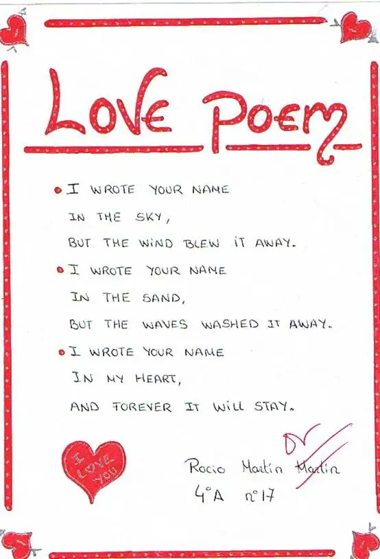 Sweet loving poems
