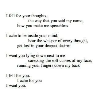 ✨ i wanna be with you poems