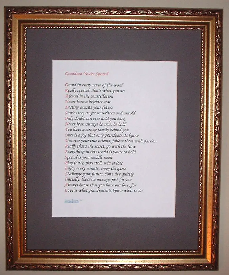 Framed Poems