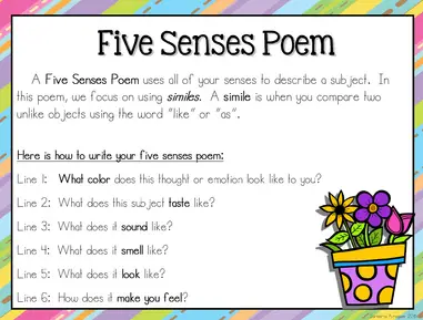 Файв перевод. Five senses poem. 5 Senses poem. 5 Senses poem for Kids. Five POWMS.