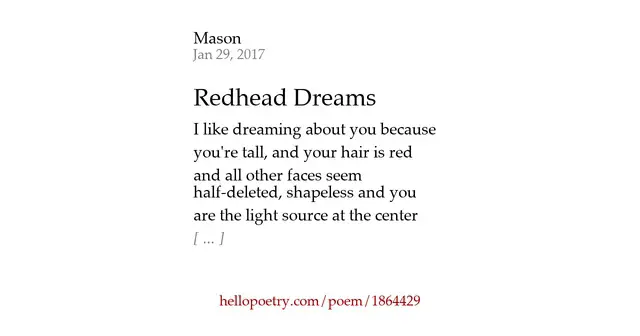 Redhead Poems