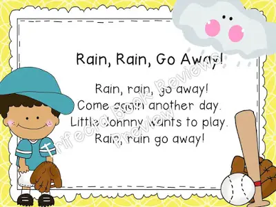 Переведи на русский rain. Rain, Rain go away. Стихотворение Rain Rain go away. Стих Rain Rain go away. Стишок Rain Rain go away.