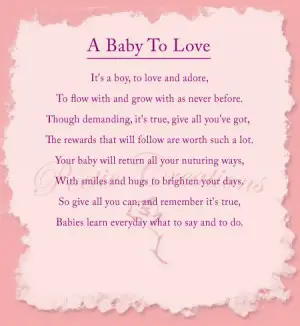 christian baby poems