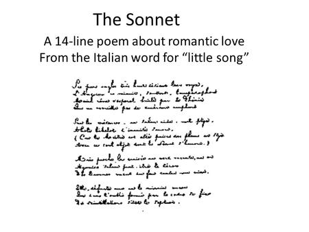 sonnet poems 14 lines 10 syllables about life