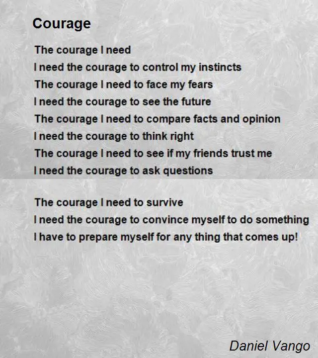 Courageous Poems