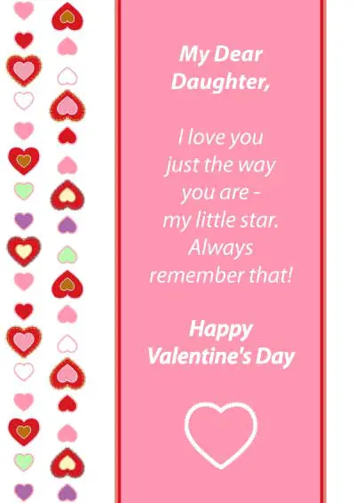 Valentines day poem for daughter from mother