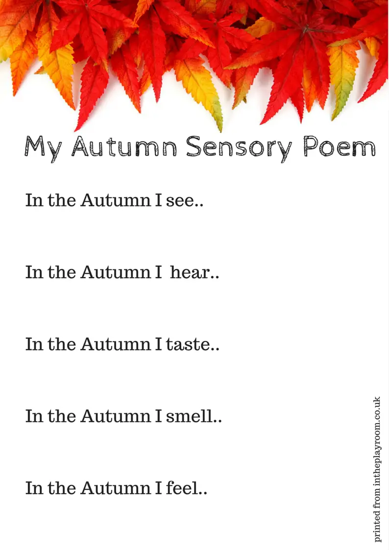 Rhyming fall Poems