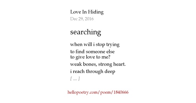 Searching Poems