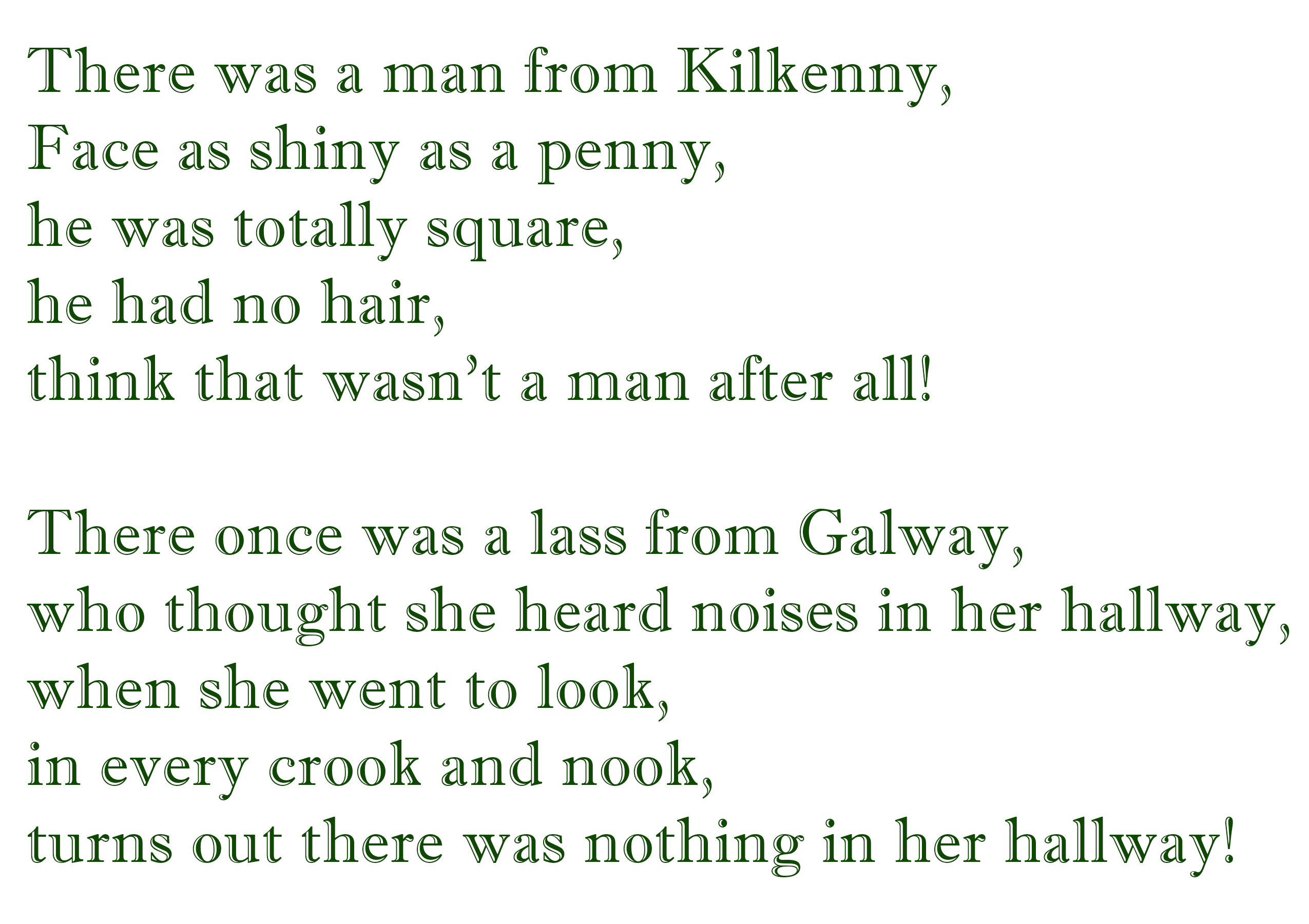 limerick-poems