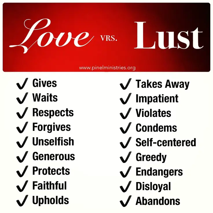 Love lust. 