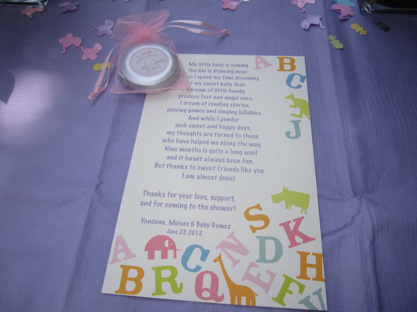 Baby shower Poems