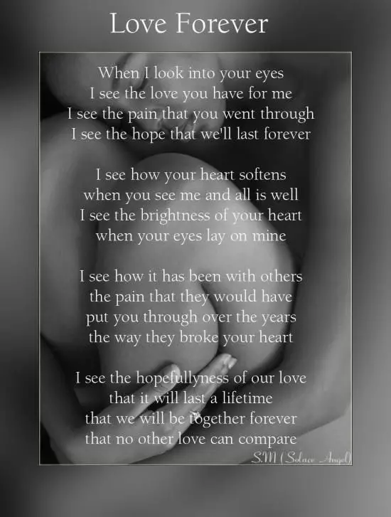 Forever poem my love My Forever