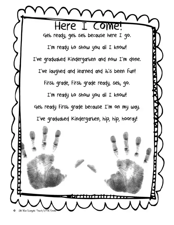 Preschool graduation Poems