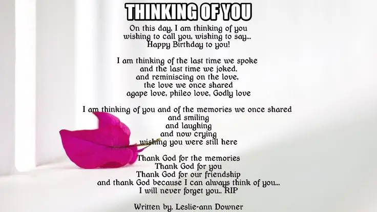 thinking about you poems for him