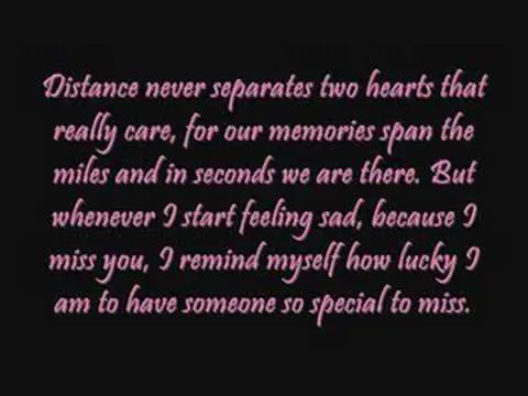 Monthsary message for her long distance
