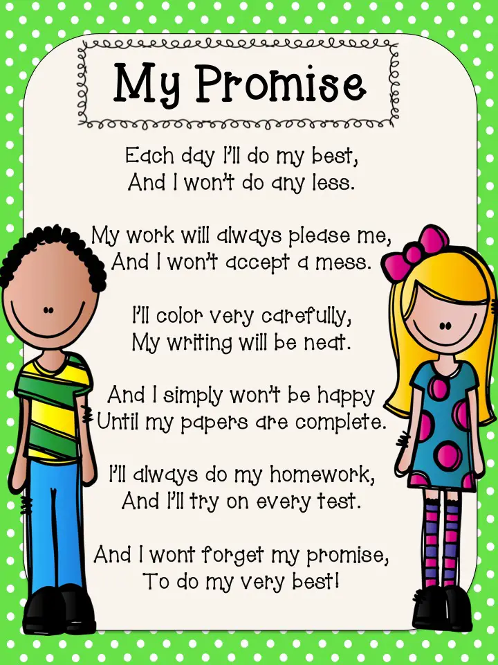 Promise each. Poems for children. Стихи на английском языке. English poems for children. Poems for pupils.
