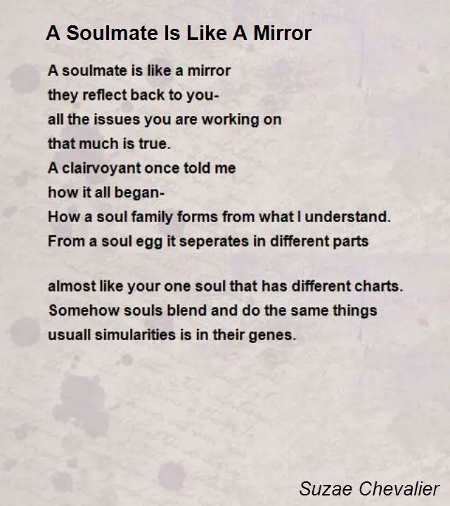 Poem soulmate for searching my Searching For