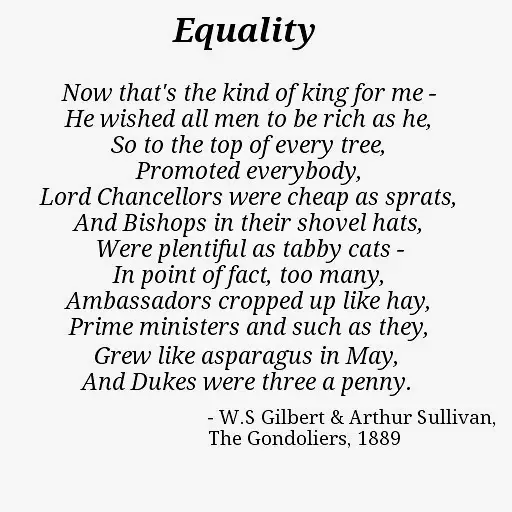 essay about the poem equality