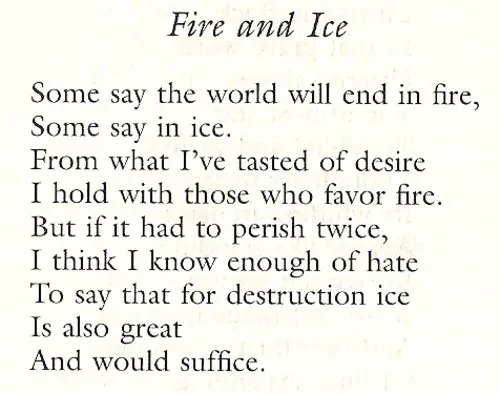List Of Robert Frost Poems