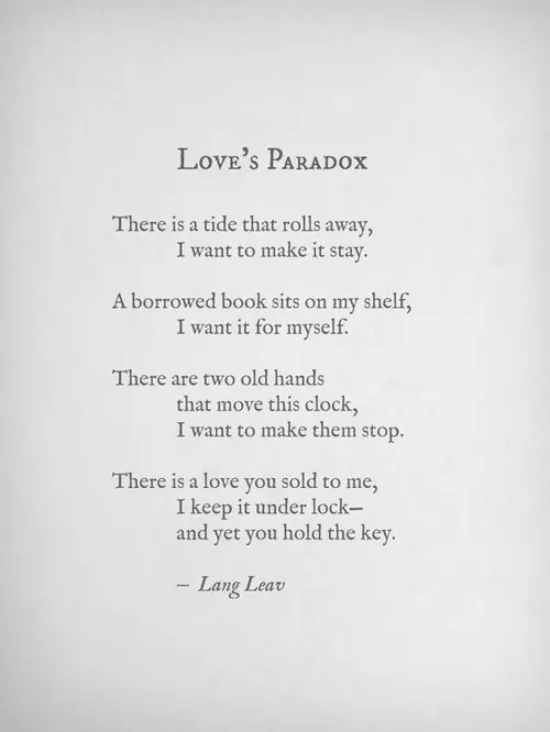 Paradox Poems