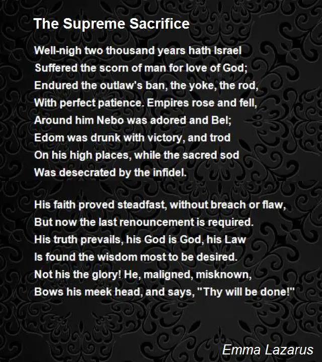 Sacrifice - Sacrifice Poem by Rainer Maria Rilke