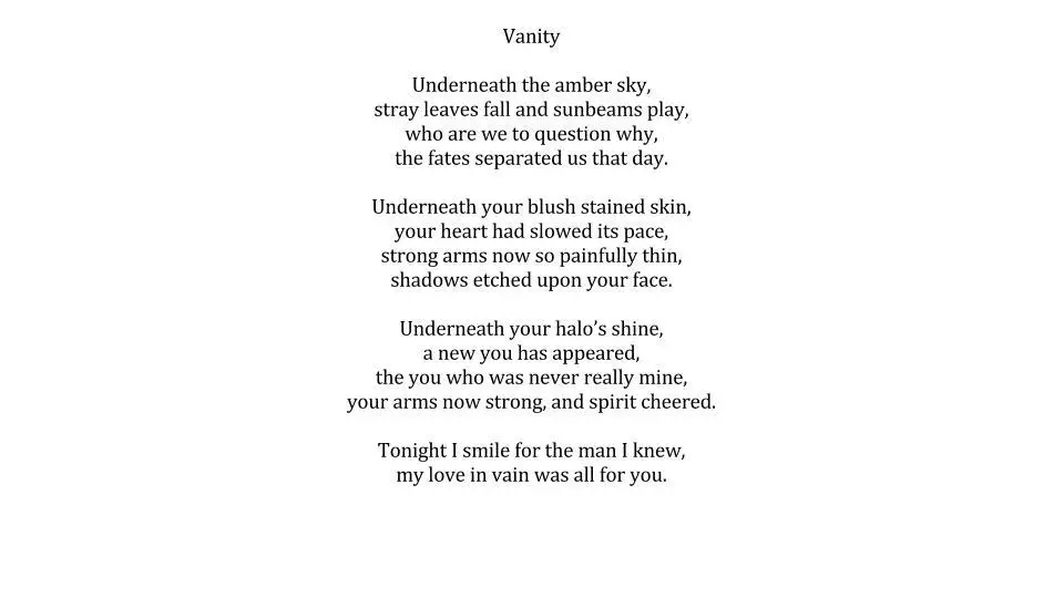 Vanity Poems