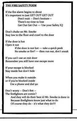Safety Poems