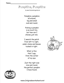 2nd grade Poems