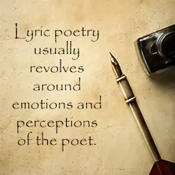 lyrical poetry examples